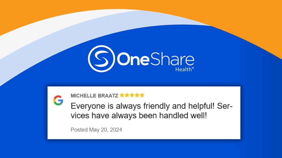 5-Star Review for OneShare Health