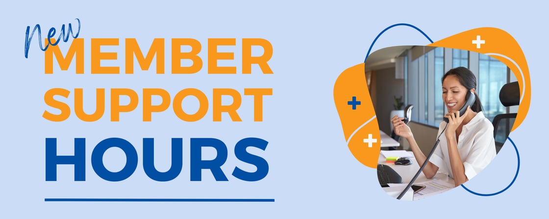 Member Support Hours Header - April 2025