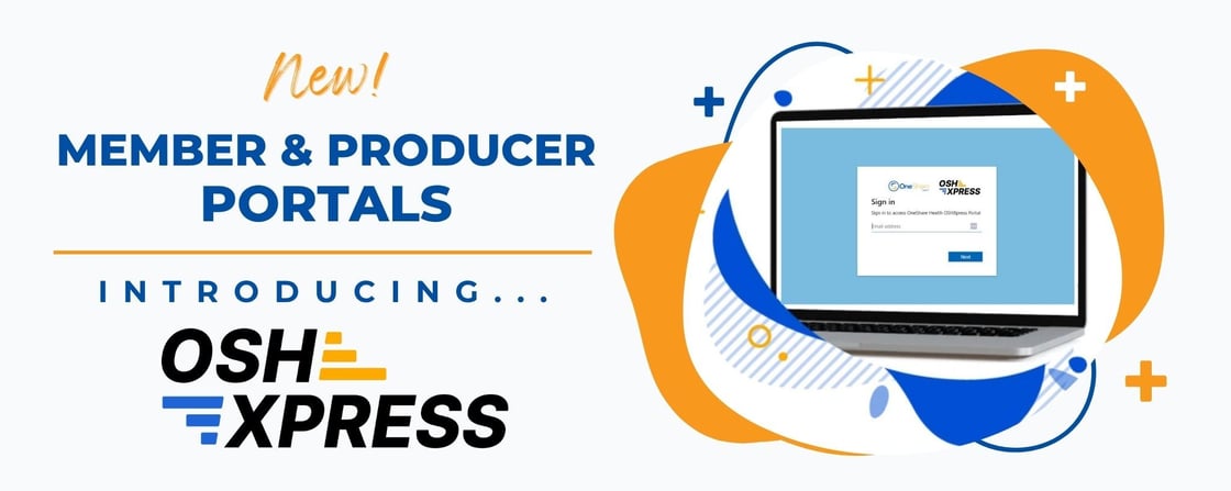 OSHX Member & Producer Portals Email Header